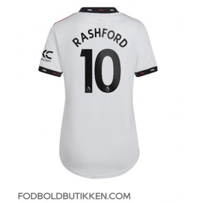Manchester United Marcus Rashford #10 Udebanetrøje Dame 2022-23 Kortærmet
